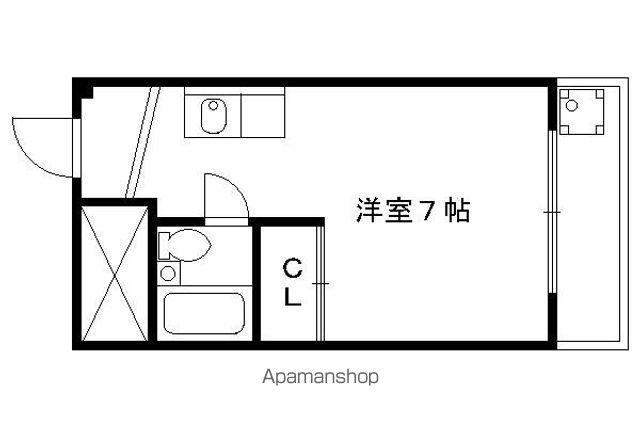 マイルームオトワ(ワンルーム/1階)の間取り写真