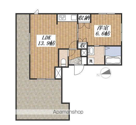 MARED.T(1LDK/7階)の間取り写真