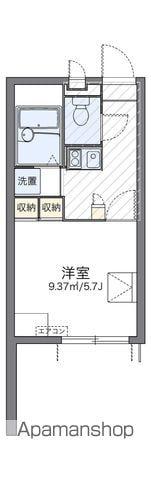 レオパレス岩井(1K/1階)の間取り写真