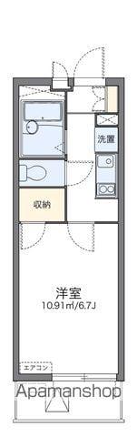 レオパレス大門坂下(1K/3階)の間取り写真