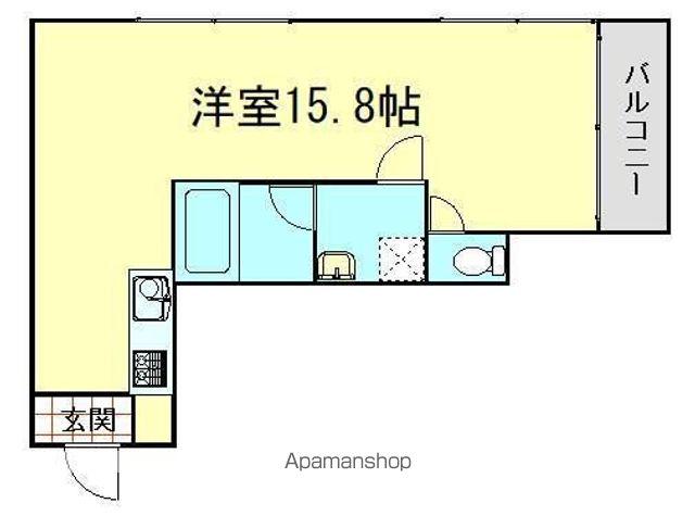 ピカデリーサーカス(ワンルーム/2階)の間取り写真