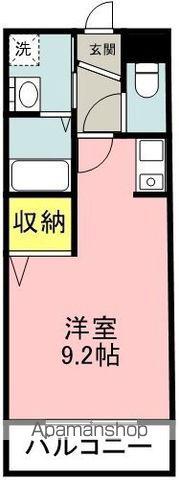 モアグレース(ワンルーム/1階)の間取り写真
