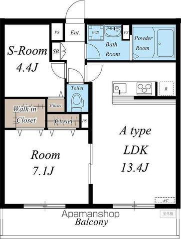 リブリ・フィレンツェ(1SLDK/1階)の間取り写真