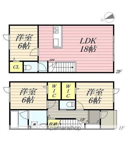 I−TERRACE(アイテラス)(3LDK)の間取り写真