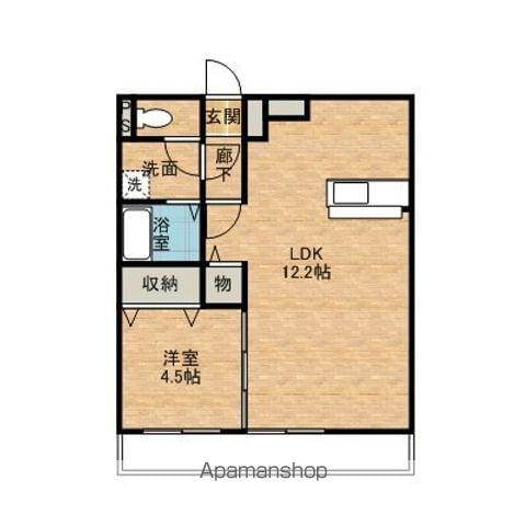 レスポワール(1LDK/3階)の間取り写真