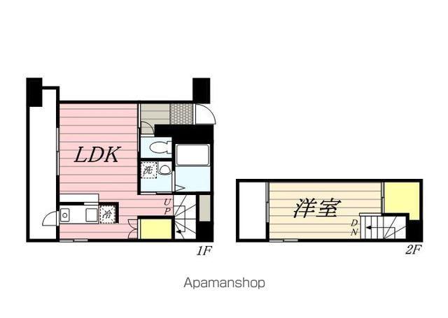 ラルジュエル博多(1LDK/10階)の間取り写真