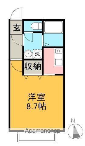 エクレシア有楽(1K/2階)の間取り写真