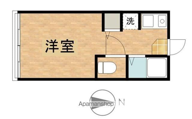 鷺宮3丁目(ワンルーム/2階)の間取り写真