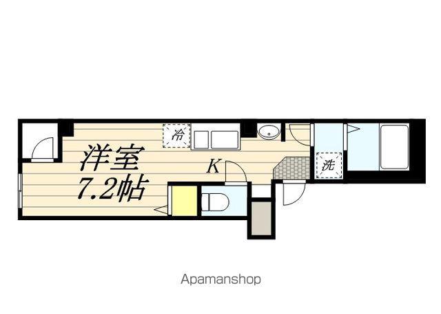 寿マンション(1K/4階)の間取り写真