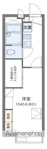 レオパレス小郡南(1K/2階)の間取り写真