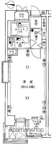 メゾン文京関口2(1K/9階)の間取り写真