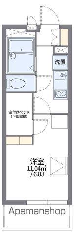 レオパレス若竹2(1K/2階)の間取り写真