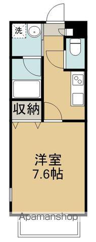 ラフォーレ椌木(1K/2階)の間取り写真