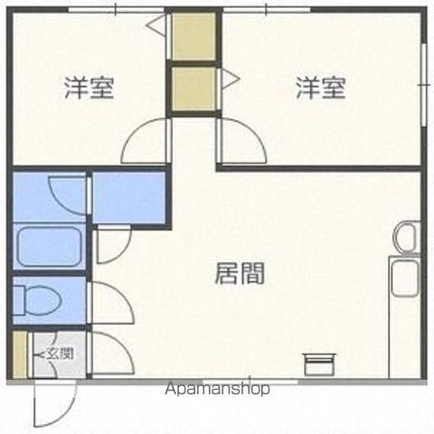SSコーポ(2LDK/2階)の間取り写真