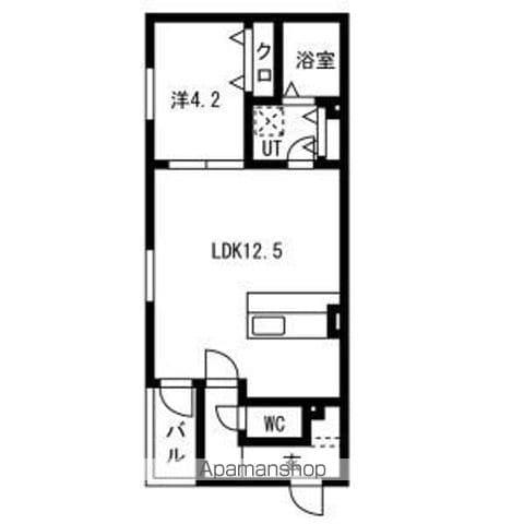 BC大金(1LDK/1階)の間取り写真