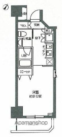ライジングプレイス石川町(1K/7階)の間取り写真