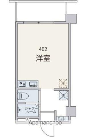 KENSEI9(ワンルーム/3階)の間取り写真