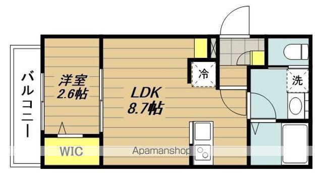 KEIAI RESIDENCE 北戸田Ⅱ(1LDK/3階)の間取り写真