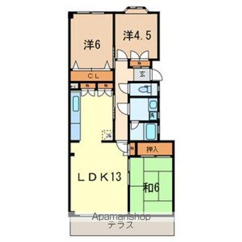 ウインザーパレスNO2(3LDK/2階)の間取り写真