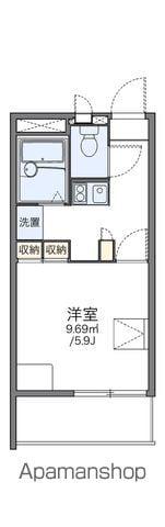 レオパレスサンパレス(1K/3階)の間取り写真