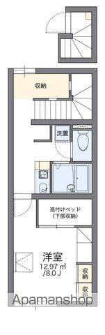 レオパレスコンフォール(1K/2階)の間取り写真
