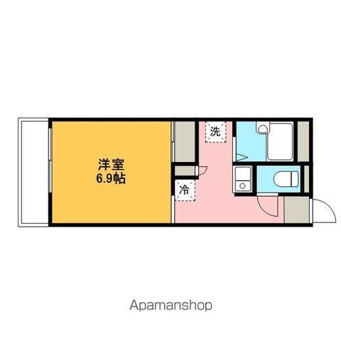 レオパレス北初富(1K/3階)の間取り写真