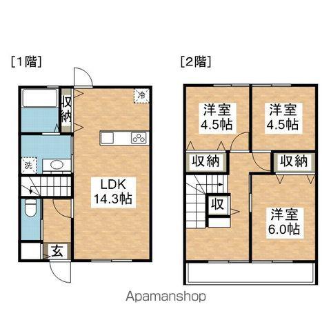 ヴィヴォ・エスメラルダ(3LDK)の間取り写真