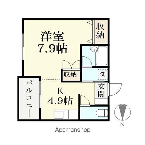 サンアトレ文京(ワンルーム/2階)の間取り写真