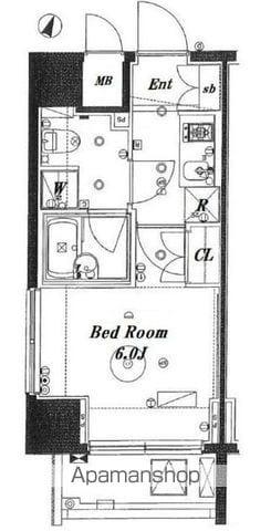 セジョリ横浜みなとみらいⅡ(1K/5階)の間取り写真