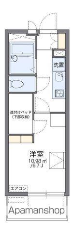 レオパレスHIRO(1K/4階)の間取り写真