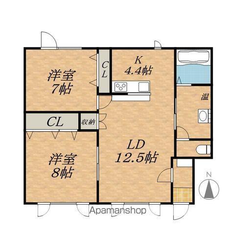 LIFE・Ⅰ(2LDK/2階)の間取り写真