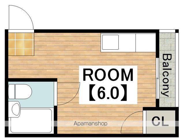 丸栄マンション(ワンルーム/4階)の間取り写真