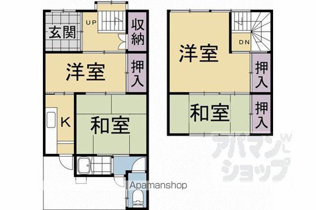 北御所京の家(4K)の間取り写真