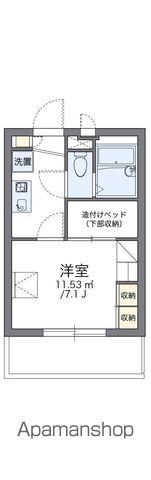 レオパレス大和田Ⅱ(1K/1階)の間取り写真