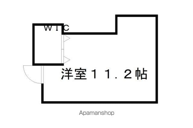 カーサミーア北白川(ワンルーム/2階)の間取り写真
