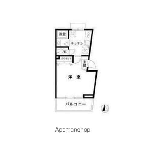 ヒマラヤ杉APARTMENT(1K/2階)の間取り写真