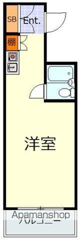 トーシンハイム新宿(ワンルーム/4階)の間取り写真