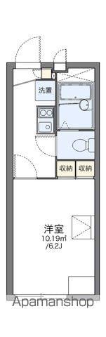 レオパレスYURIMA21未来(1K/1階)の間取り写真