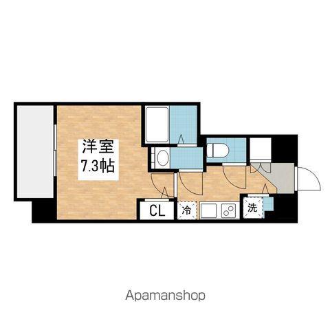 エスリード千種パークフロント(1K/4階)の間取り写真