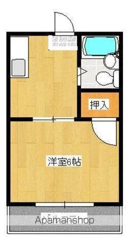 コート新北Ⅳ(1K/5階)の間取り写真