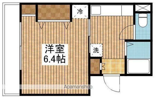 ゆうマンション(1K/8階)の間取り写真