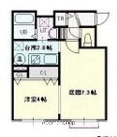 アビタ22真栄1-2(1LDK/2階)の間取り写真