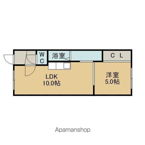 メゾン大和(1LDK/1階)の間取り写真