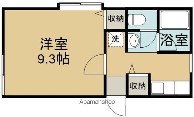 ハイムグランツェ(1K/2階)の間取り写真