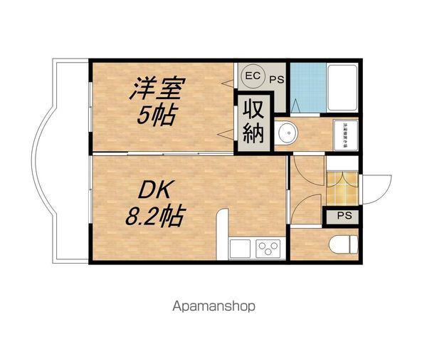マンション ミニョンヌ(1LDK/3階)の間取り写真