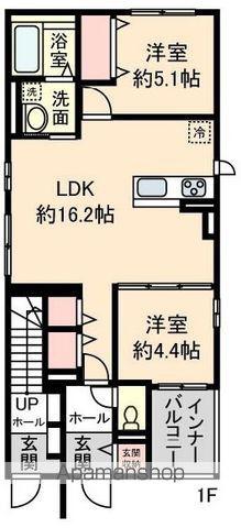 片町線 鴻池新田駅 徒歩10分 2階建 新築(2LDK)の間取り写真