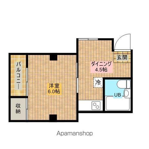 ハイム大熊(1DK/2階)の間取り写真