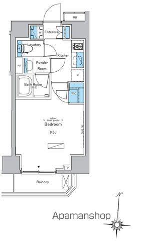 ウィルテラス森下四丁目(1K/5階)の間取り写真