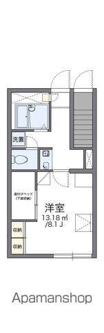 レオパレスベルフォーレ(1K/1階)の間取り写真