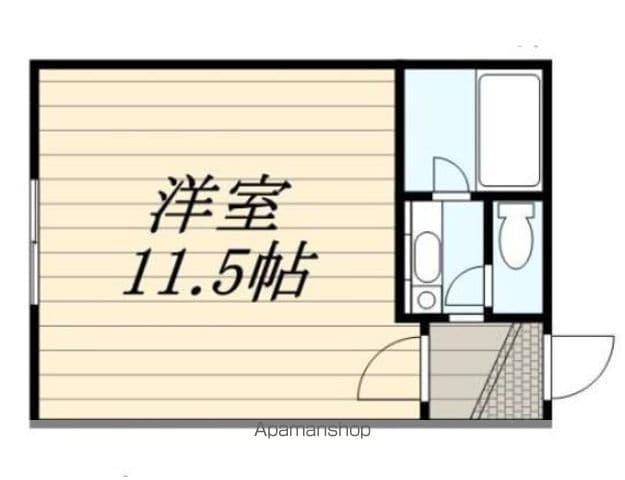 ラ・フルール神栖(1K/1階)の間取り写真